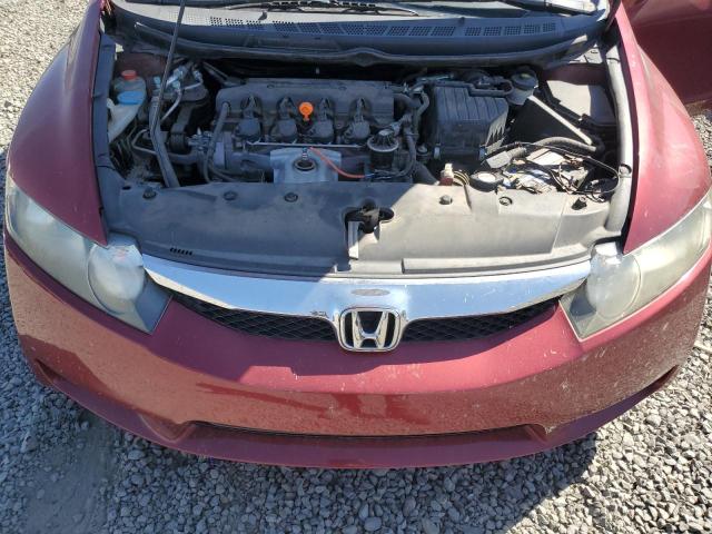 2HGFA1F87BH502269 - 2011 HONDA CIVIC EX BURGUNDY photo 11