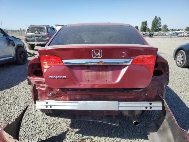 2HGFA1F87BH502269 - 2011 HONDA CIVIC EX BURGUNDY photo 6
