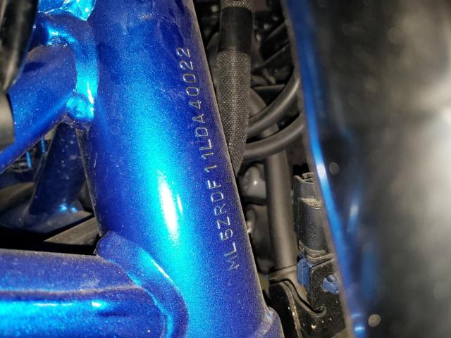 ML5ZRDF11LDA40022 - 2020 KAWASAKI ZR900 F BLUE photo 10