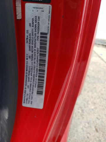 3VWBK31C45M414297 - 2005 VOLKSWAGEN NEW BEETLE GL 红色 照片 12