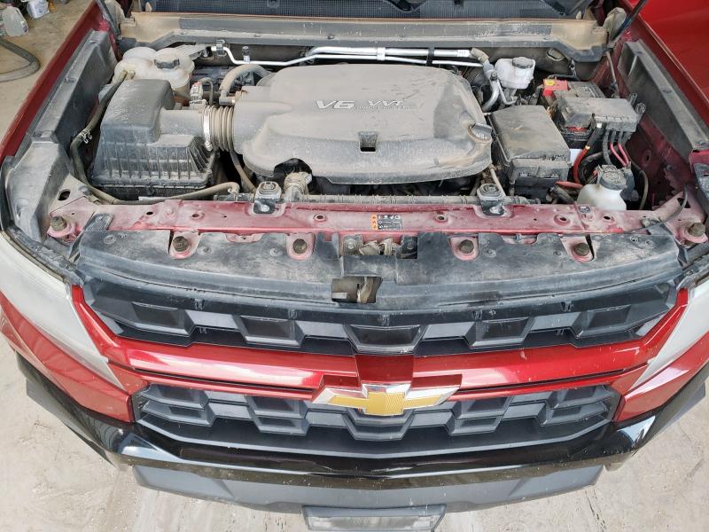 1GCGSCEN0M1263667 - 2021 CHEVROLET COLORADO LT RED photo 11