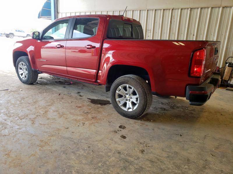 1GCGSCEN0M1263667 - 2021 CHEVROLET COLORADO LT RED photo 2