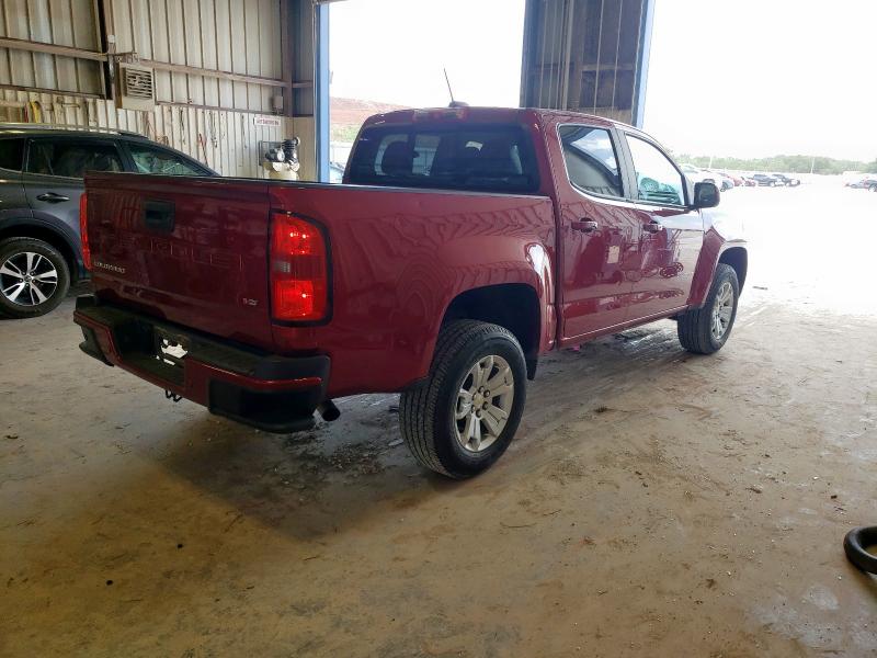 1GCGSCEN0M1263667 - 2021 CHEVROLET COLORADO LT RED photo 3