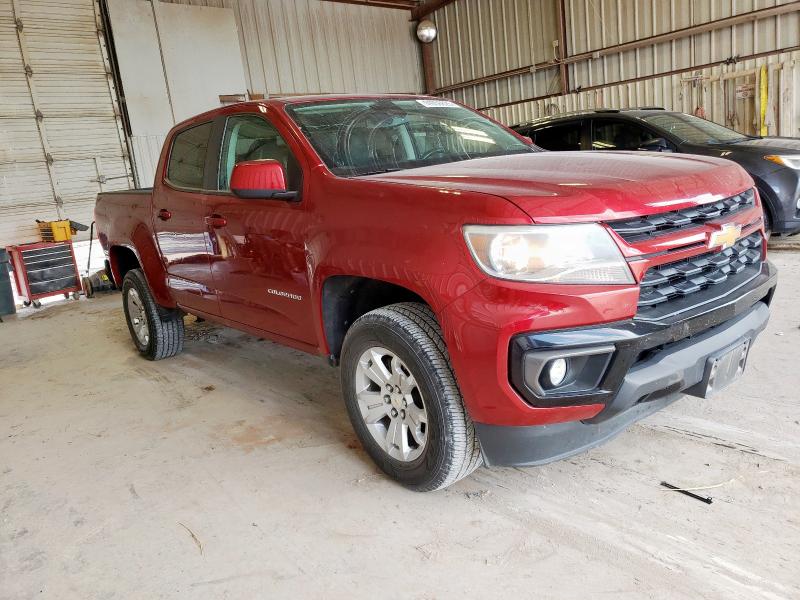 1GCGSCEN0M1263667 - 2021 CHEVROLET COLORADO LT RED photo 4