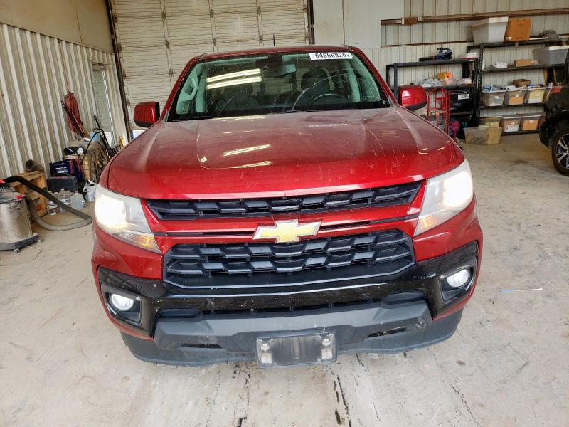 1GCGSCEN0M1263667 - 2021 CHEVROLET COLORADO LT RED photo 5