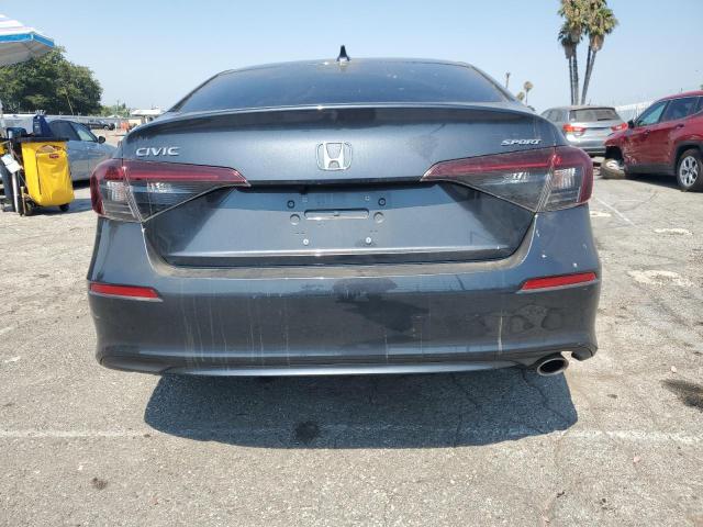 2HGFE2F53SH500275 - 2025 HONDA CIVIC SPORT GRAY photo 6