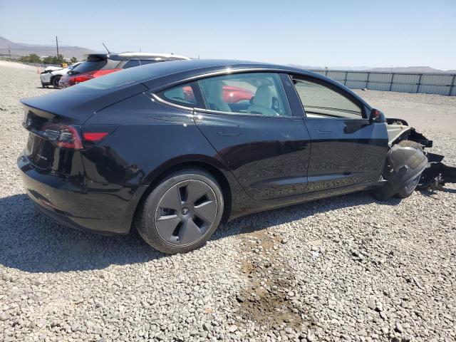 5YJ3E1EB2NF314854 - 2022 TESLA MODEL 3 BLACK photo 3
