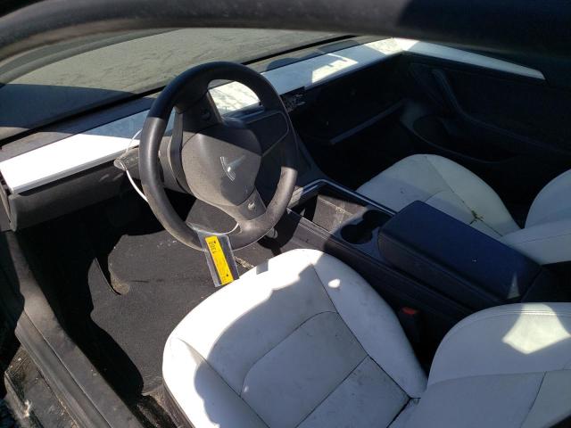 5YJ3E1EB2NF314854 - 2022 TESLA MODEL 3 BLACK photo 8