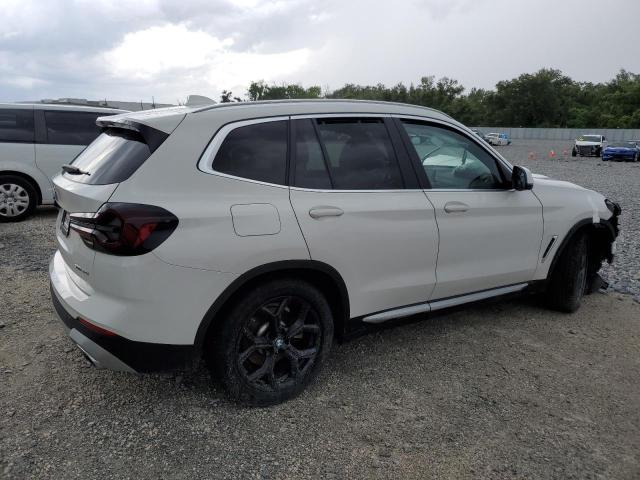 WBX47DP08NN125139 - 2022 BMW X3 SDRIVE30I WHITE photo 3