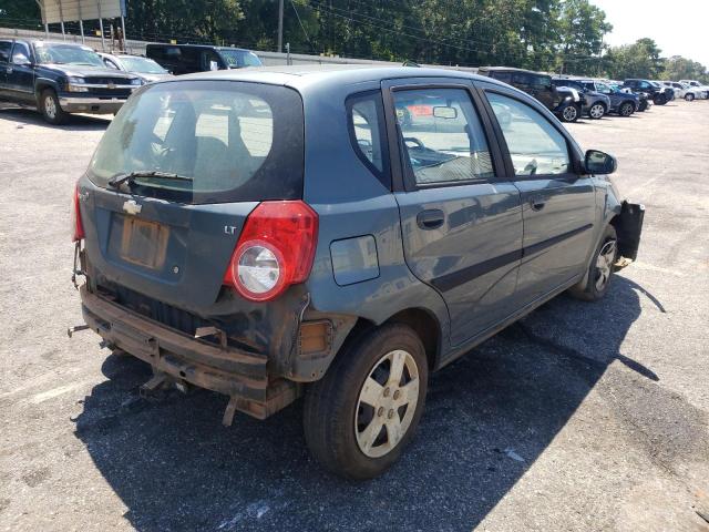 KL1TD6DE8AB129398 - 2010 CHEVROLET AVEO LS მწვანე ფოტო 3