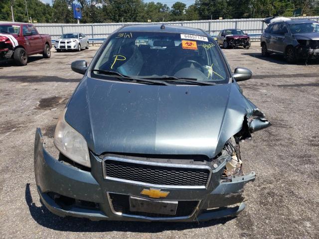 KL1TD6DE8AB129398 - 2010 CHEVROLET AVEO LS მწვანე ფოტო 5