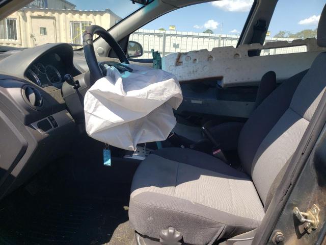 KL1TD6DE8AB129398 - 2010 CHEVROLET AVEO LS მწვანე ფოტო 7