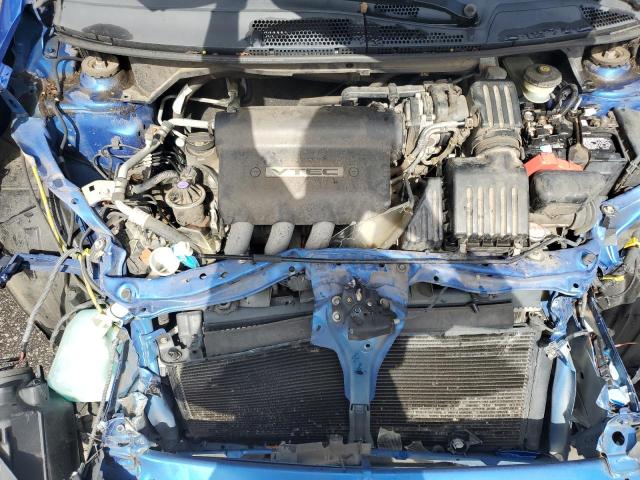 JHMGD37448S026807 - 2008 HONDA FIT BLUE photo 11