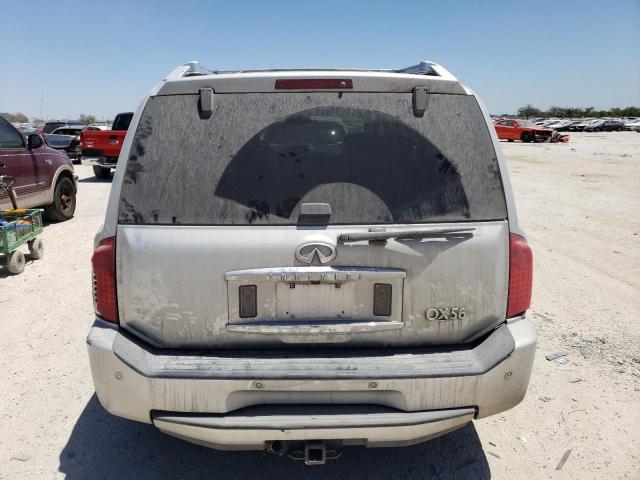 5N3AA08C04N804388 - 2004 INFINITI QX56 SILVER photo 6