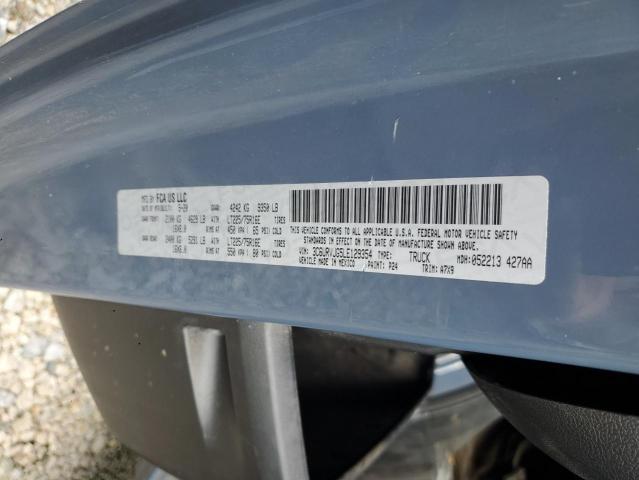 3C6URVJG5LE129354 - 2020 RAM PROMASTER 3500 HIGH ლურჯი ფოტო 12