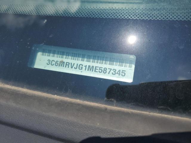 3C6MRVJG1ME587345 - 2021 RAM PROMASTER 3500 HIGH Bleu photo 12