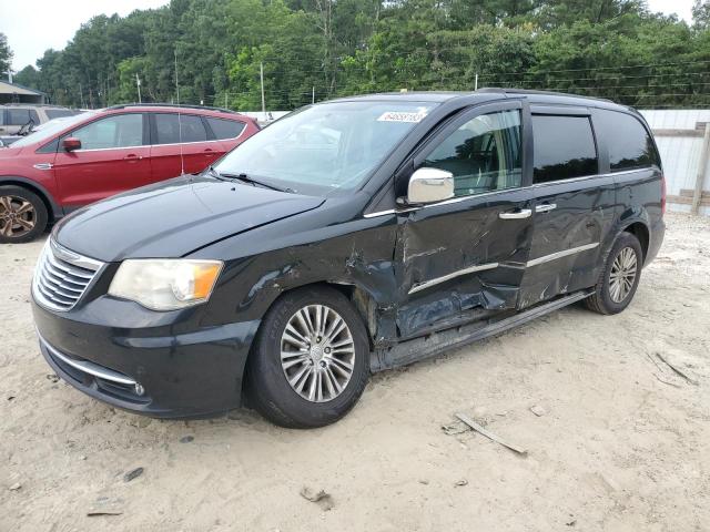 2C4RC1CG4DR727246 - 2013 CHRYSLER TOWN & COU TOURING L BLACK photo 1