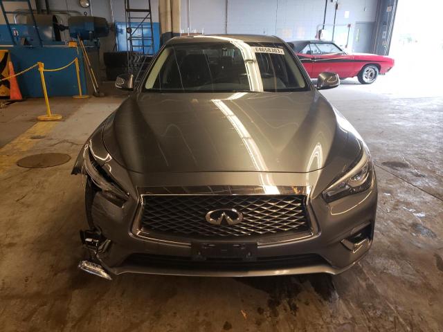 JN1EV7AR4JM431922 - 2018 INFINITI Q50 LUXE GRAY photo 5