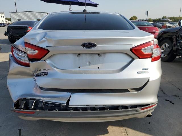 3FA6P0HR1DR385766 - 2013 FORD FUSION SE SILVER photo 6