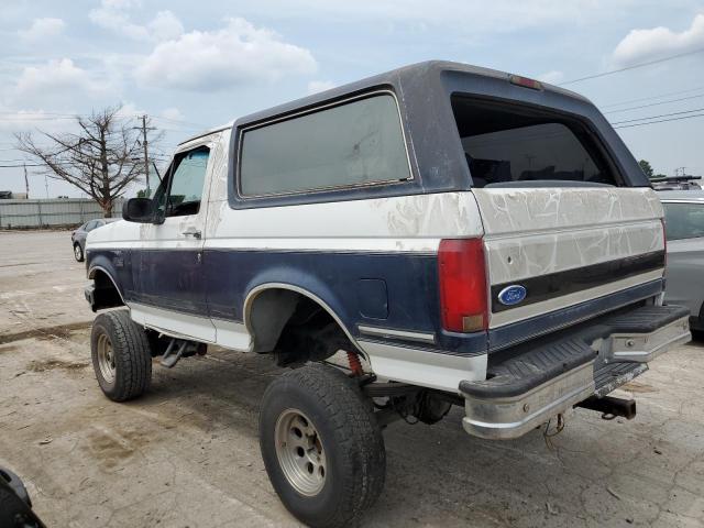 1FMEU15N8NLA29543 - 1992 FORD BRONCO U100 TWO TONE photo 2