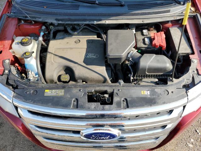 2FMDK4JCXEBA49929 - 2014 FORD EDGE SEL RED photo 11