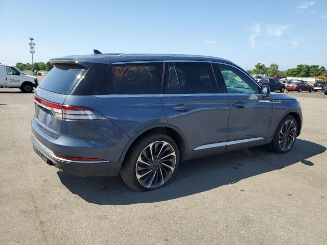 5LM5J7XC2MGL05310 - 2021 LINCOLN AVIATOR RESERVE Blau Foto 3