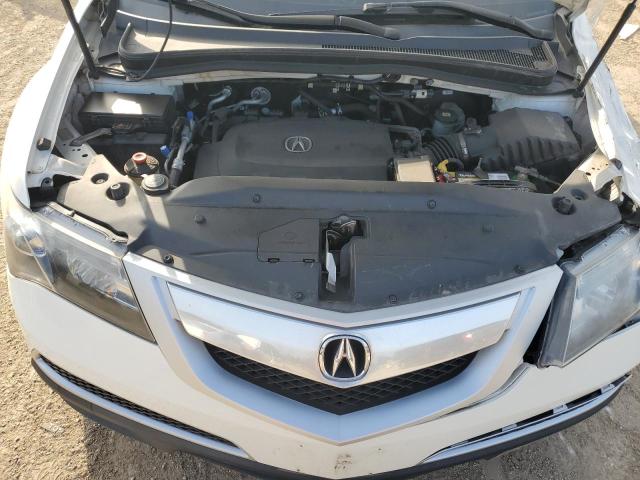 2HNYD2H36DH524072 - 2013 ACURA MDX TECHNOLOGY თეთრი ფოტო 11