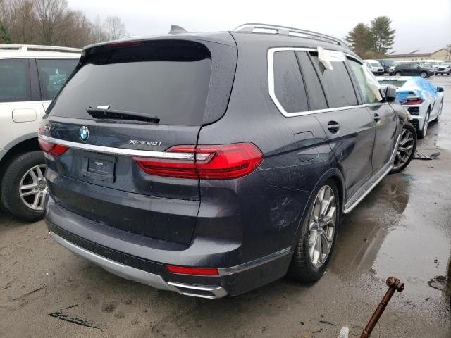 5UXCW2C02M9F71463 - 2021 BMW X7 XDRIVE40I BLACK photo 3