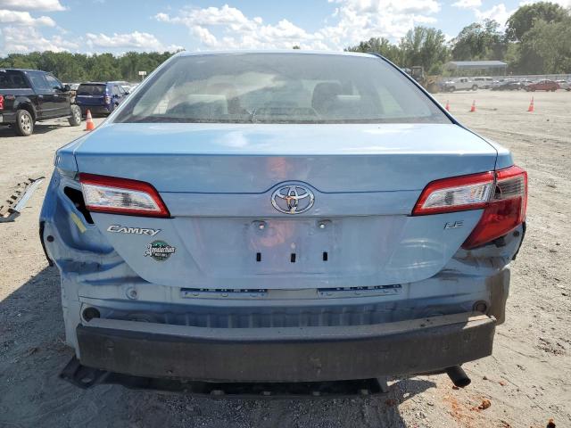 4T4BF1FK9CR183578 - 2012 TOYOTA CAMRY BASE BLUE photo 6