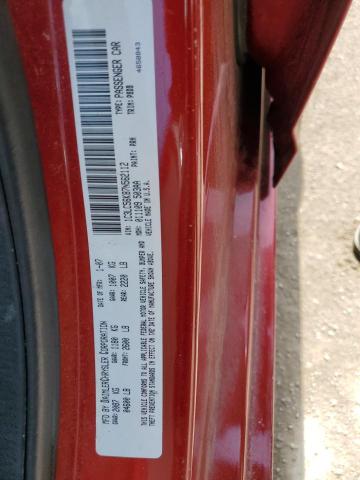 1C3LC56K87N562112 - 2007 CHRYSLER SEBRING TOURING RED photo 13