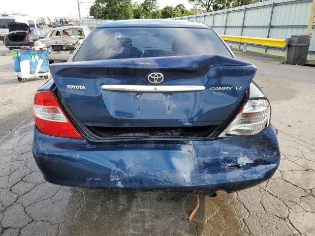4T1BE32K73U237474 - 2003 TOYOTA CAMRY LE BLUE photo 6