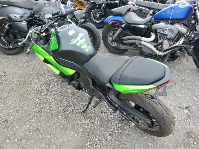 JKAEXEF12EDA14199 - 2014 KAWASAKI EX650 F GREEN photo 3