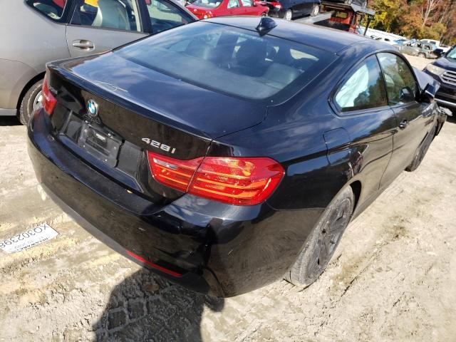 WBA3N9C5XEK244659 - 2014 BMW 428 XI BLACK photo 4