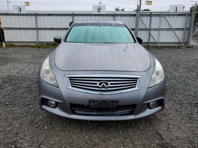 JN1CV6AP8DM716210 - 2013 INFINITI G37 BASE GRAY photo 5