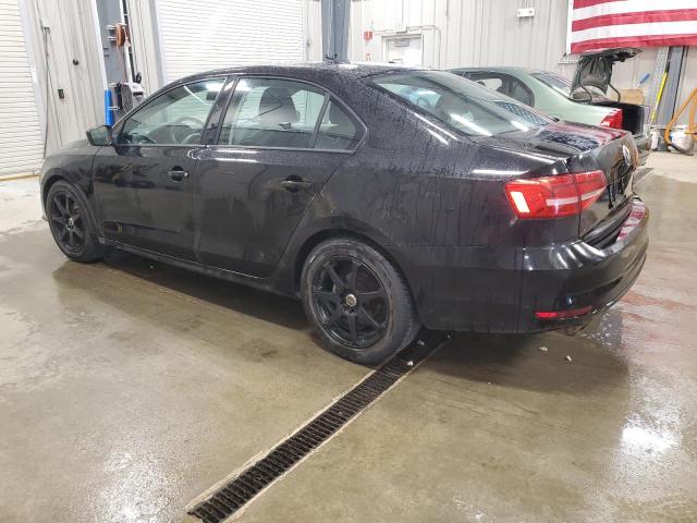 3VW2K7AJ5FM354053 - 2015 VOLKSWAGEN JETTA BASE BLACK photo 2
