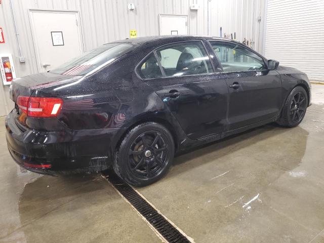3VW2K7AJ5FM354053 - 2015 VOLKSWAGEN JETTA BASE BLACK photo 3
