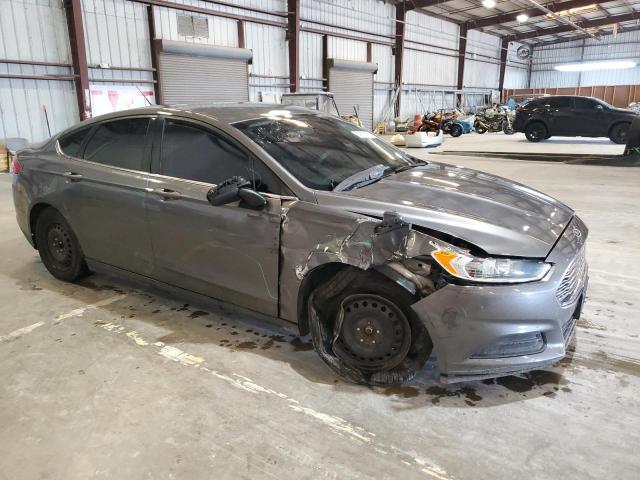 3FA6P0G77ER322706 - 2014 FORD FUSION S GRAY photo 4