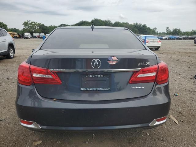 JH4KC1F95EC003931 - 2014 ACURA RLX ADVANCE GRAY photo 6