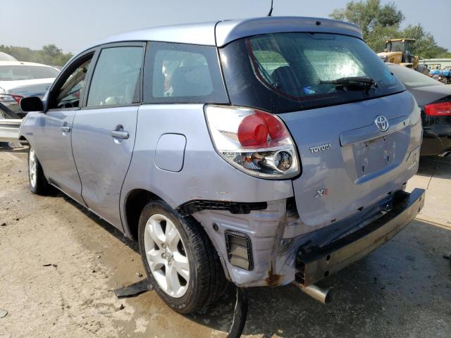 2T1KR32E17C647404 - 2007 TOYOTA COROLLA MA XR BLUE photo 2