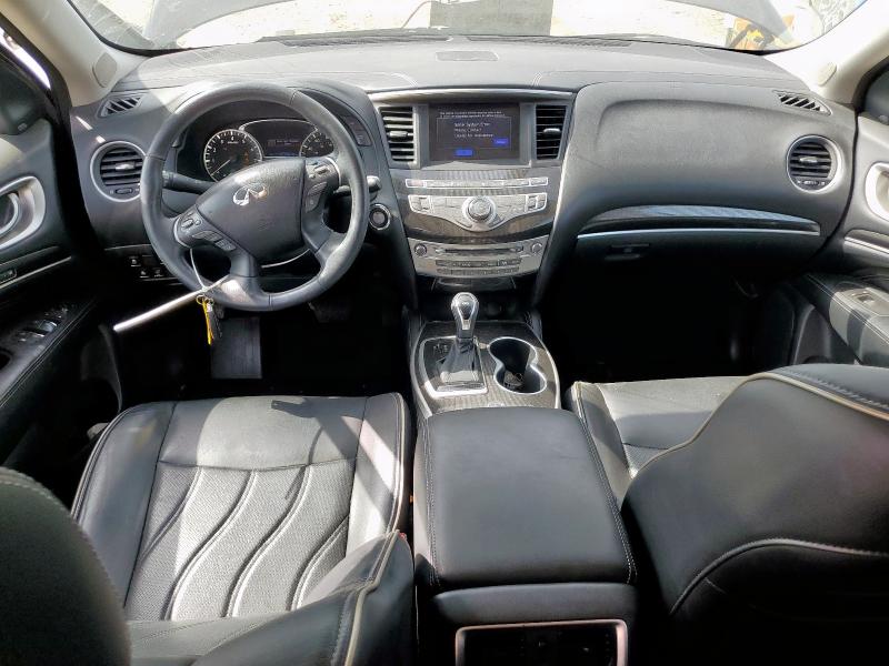 5N1DL0MN5HC501812 - 2017 INFINITI QX60 BLACK photo 8