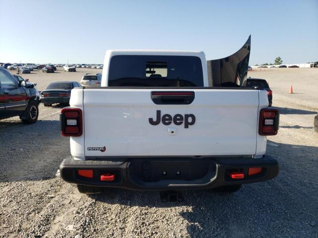 1C6JJTBGXML601702 - 2021 JEEP GLADIATOR RUBICON WHITE photo 6