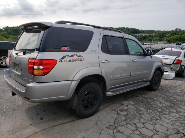 5TDBT44A63S151467 - 2003 TOYOTA SEQUOIA SR5 GRAY photo 3