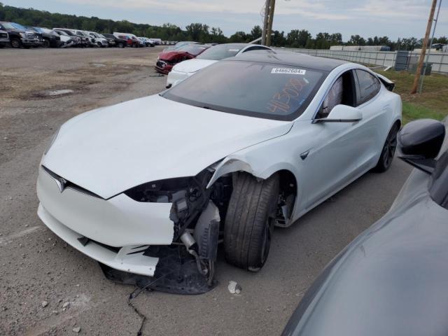 5YJSA1E2XLF403088 - 2020 TESLA MODEL S WHITE photo 1