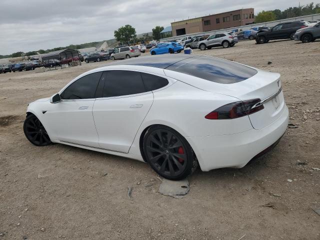 5YJSA1E2XLF403088 - 2020 TESLA MODEL S WHITE photo 2