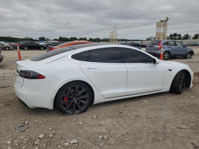 5YJSA1E2XLF403088 - 2020 TESLA MODEL S WHITE photo 3