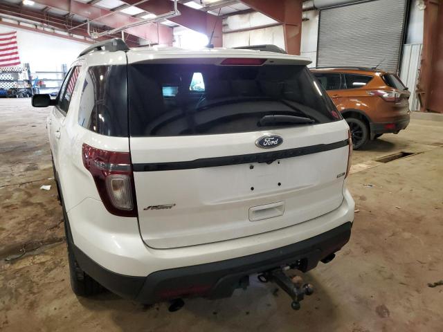 1FM5K8GT9FGC03818 - 2015 FORD EXPLORER SPORT WHITE photo 6