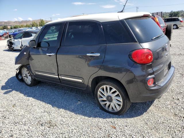 ZFBCFACH5FZ033389 - 2015 FIAT 500L LOUNGE GRAY photo 2