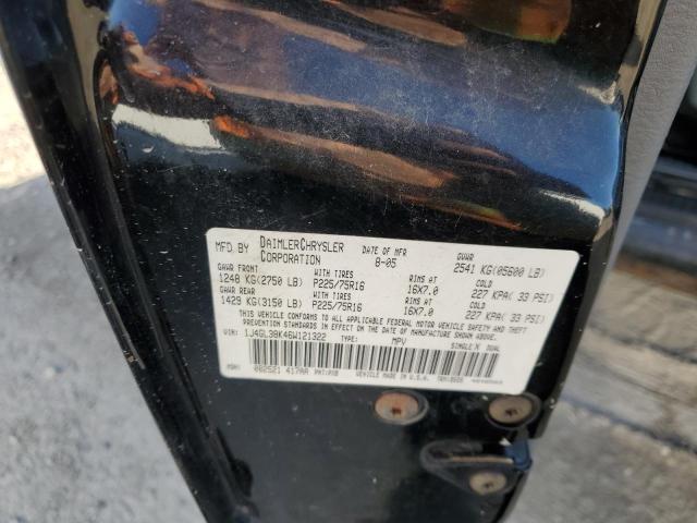 1J4GL38K46W121322 - 2006 JEEP LIBERTY RENEGADE 黑色 照片 12