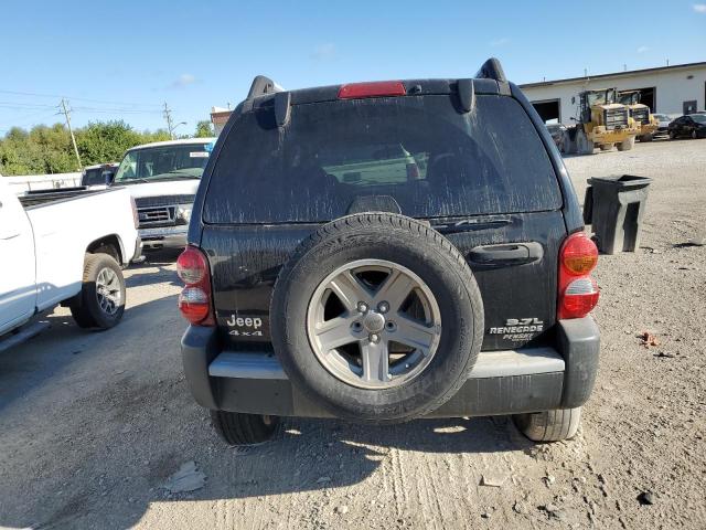 1J4GL38K46W121322 - 2006 JEEP LIBERTY RENEGADE BLACK photo 6