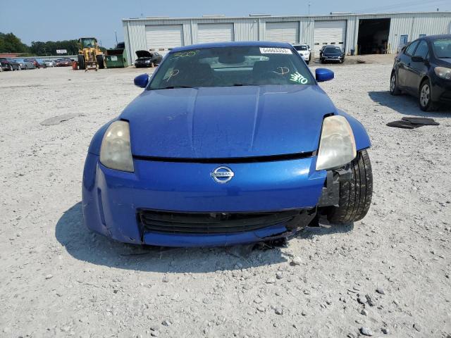 JN1AZ34E24M154664 - 2004 NISSAN 350Z COUPE BLUE photo 5